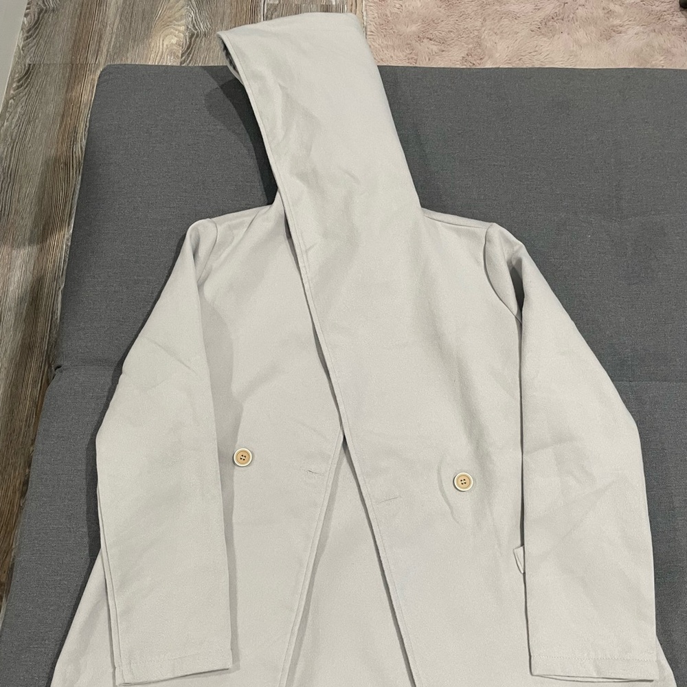 Blazer jacket with hoodie